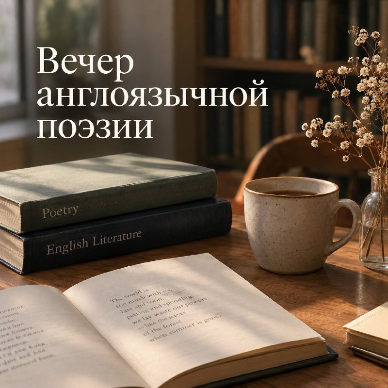 Вечер англоязычной поэзии в библиотеке Белинского