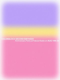 День рождения COLORBLOCK