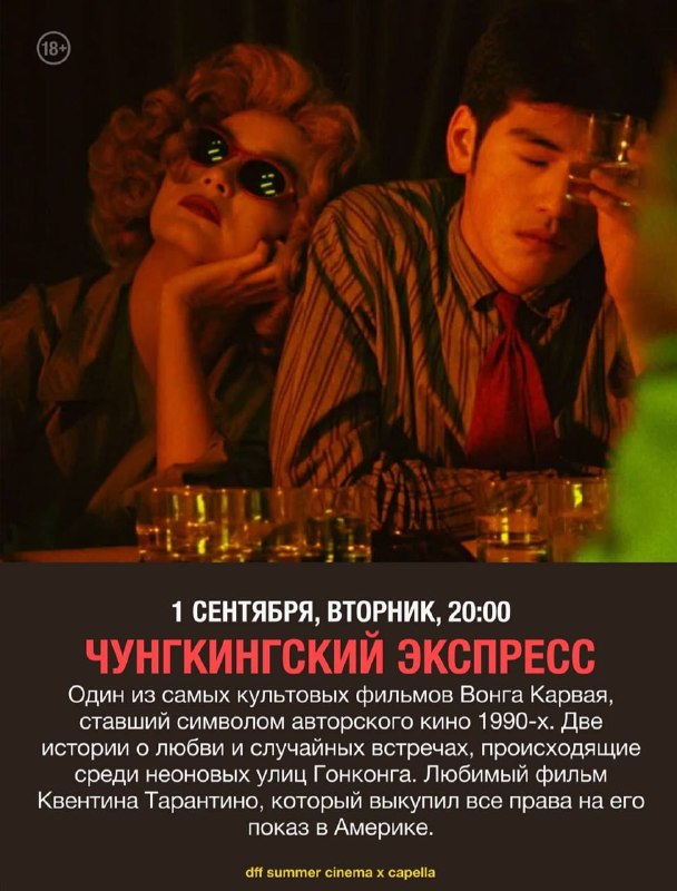 Кинопоказ «Чунгкингский экспресс»