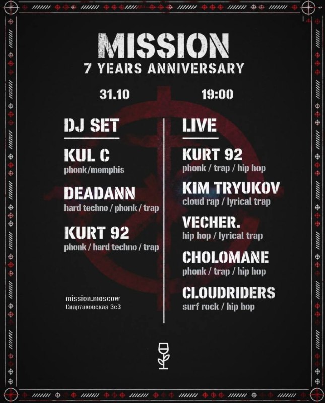 День рождения Mission: 7 лет
