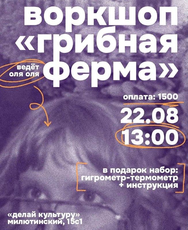 Воркшоп «Царство грибов»